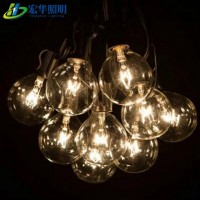 G40 Globe bulb light E12 E14 Christmas Outdoor Festoon String Lights